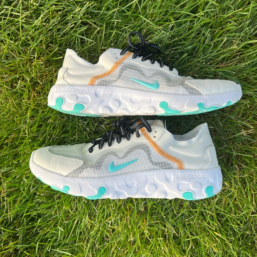 Nike Renew White Teal Black Running Shoes BQ4152-003 Women Size 9 Great Conditio